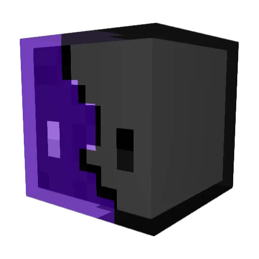 Foxy2405 Minecraft avatar head, 3D render