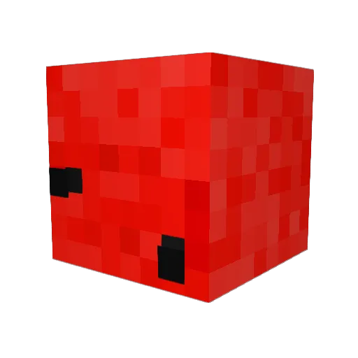 FoxyTheF0x Minecraft avatar head, 3D render