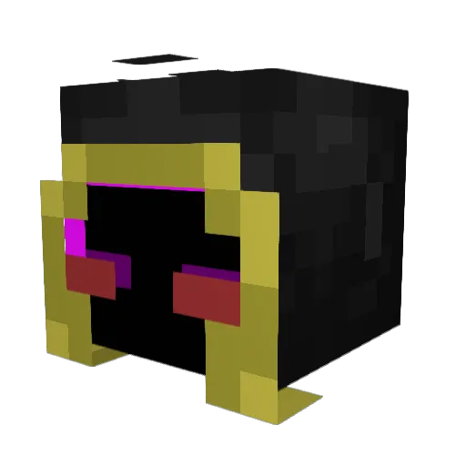 Foxypapa125 Minecraft avatar head, 3D render