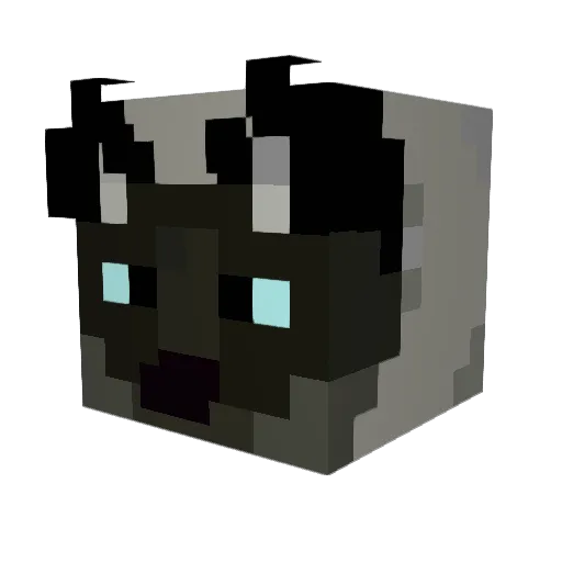 Fr00gY51 Minecraft avatar head, 3D render