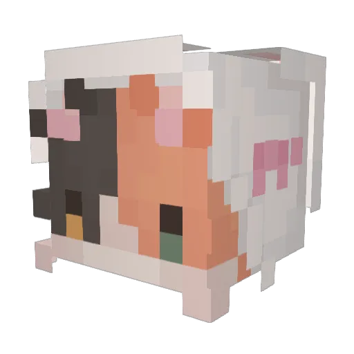 Fr0GG_09 Minecraft avatar head, 3D render