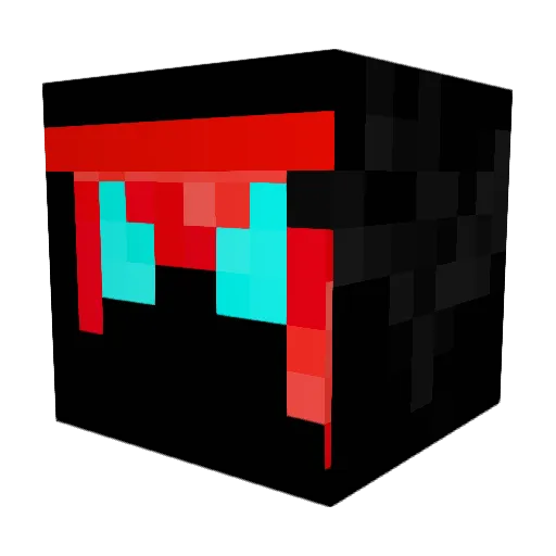 Fr0st_F1re0 Minecraft avatar head, 3D render