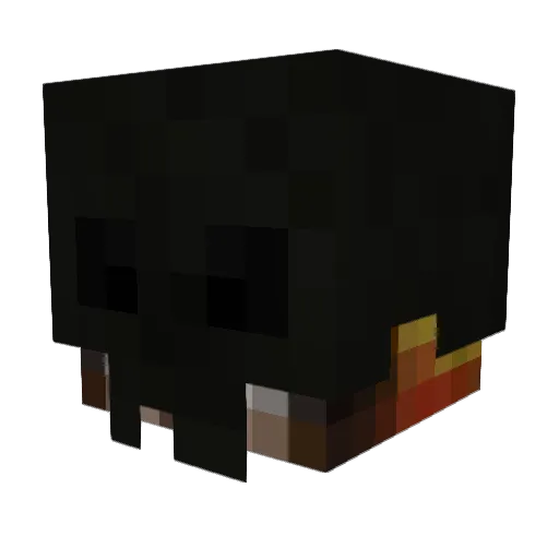Fr13nd3rman Minecraft avatar head, 3D render