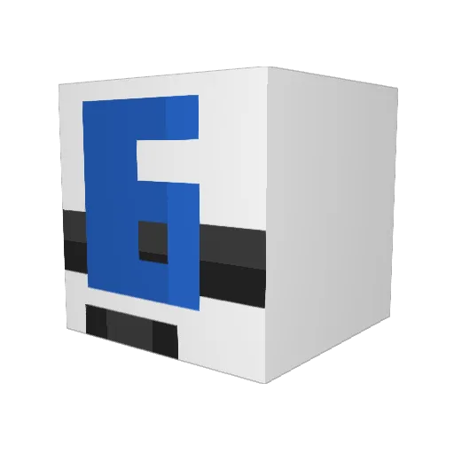 Fr1mmmy Minecraft avatar head, 3D render