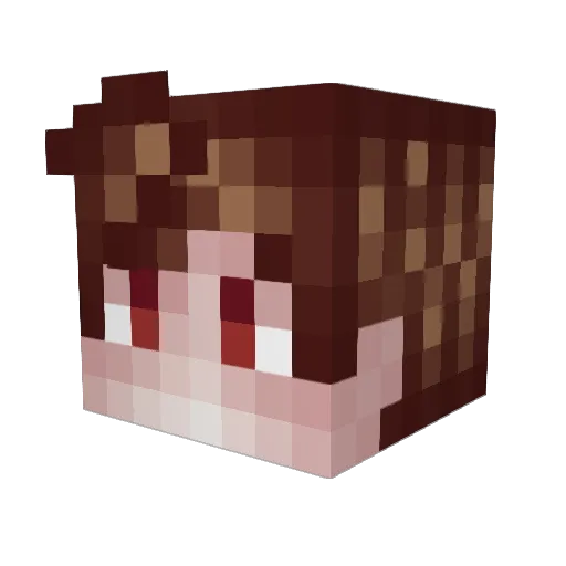 Fr1zyyy1337 Minecraft avatar head, 3D render