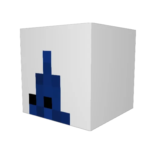 Fr33ri0 Minecraft avatar head, 3D render
