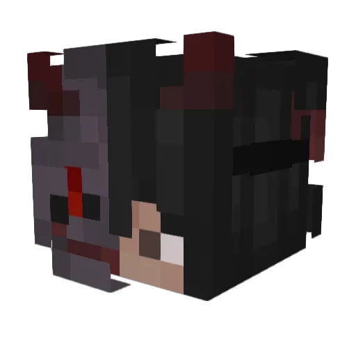 Fr3akexe Minecraft avatar head, 3D render