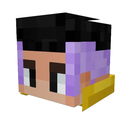 Fr3kjo Minecraft avatar head, 3D render