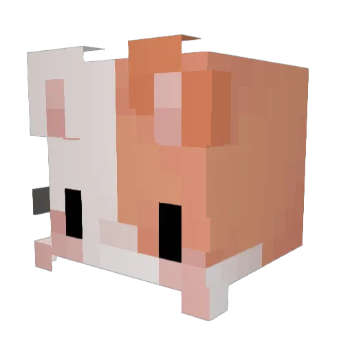 Fr4nco007 Minecraft avatar head, 3D render