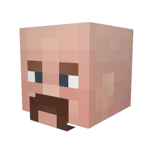 Fr4nn5 Minecraft avatar head, 3D render