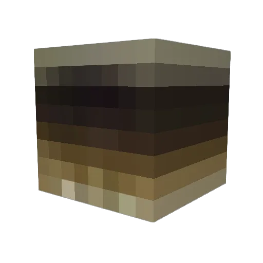 FrAndroidd Minecraft avatar head, 3D render