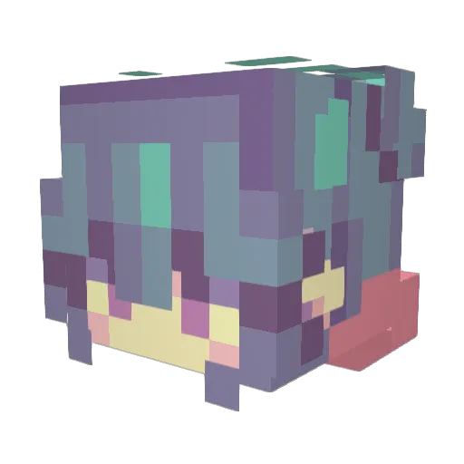FrAnqz_ Minecraft avatar head, 3D render