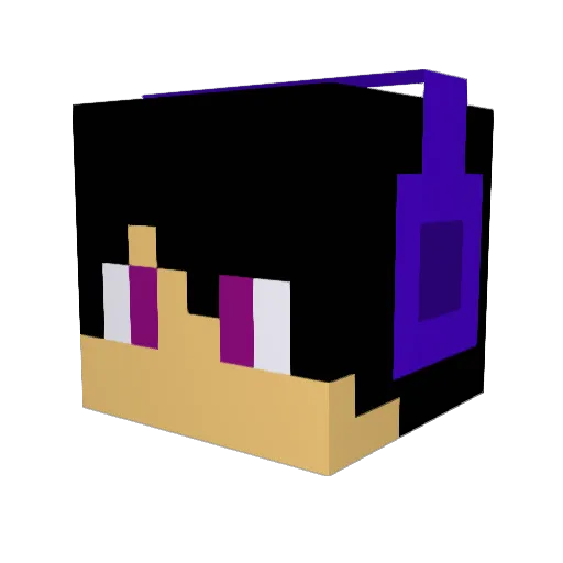 FrAnton32 Minecraft avatar head, 3D render