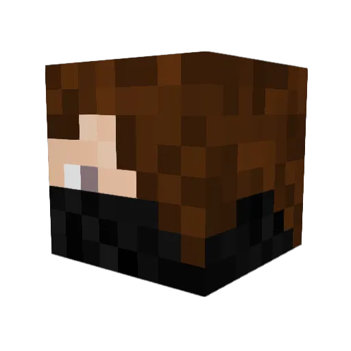 FrYzoR Minecraft avatar head, 3D render
