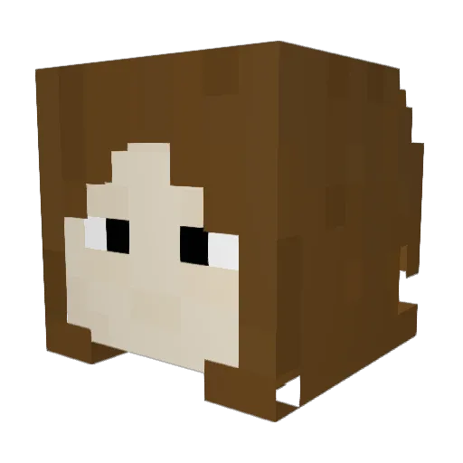 FraZeR2169 Minecraft avatar head, 3D render