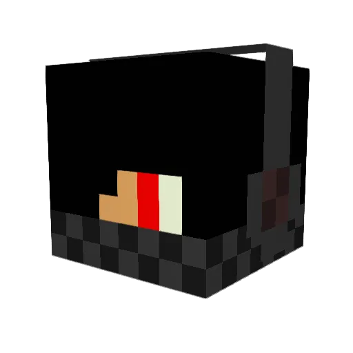 Fraa94 Minecraft avatar head, 3D render