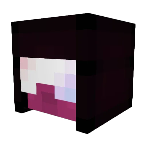 FracktheSystem Minecraft avatar head, 3D render