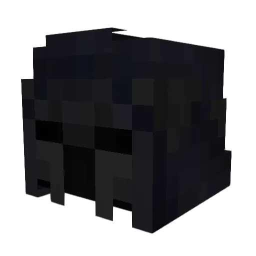 FractFull Minecraft avatar head, 3D render