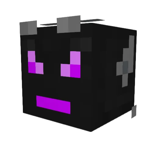 Fractals363 Minecraft avatar head, 3D render