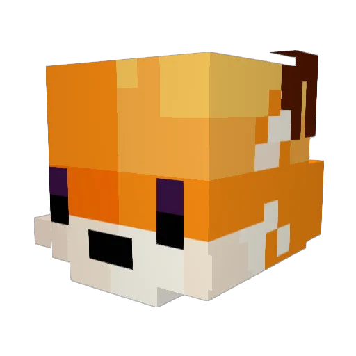 Fracture21 Minecraft avatar head, 3D render