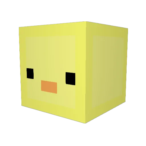 FraczuuU Minecraft avatar head, 3D render