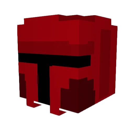 FradgerKadger Minecraft avatar head, 3D render