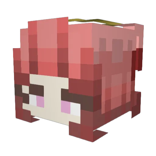 Frady252 Minecraft avatar head, 3D render
