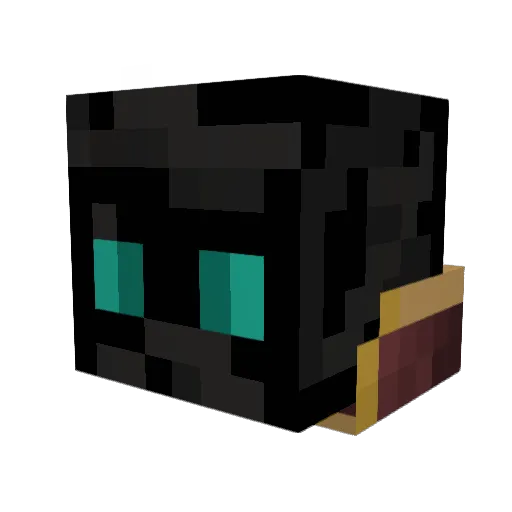 Fradyzitu Minecraft avatar head, 3D render