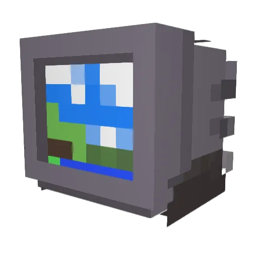 Fraegir Minecraft avatar head, 3D render