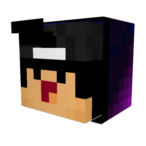 FragEinfach Minecraft avatar head, 3D render