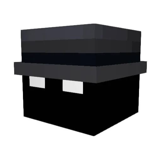 FragGuner Minecraft avatar head, 3D render