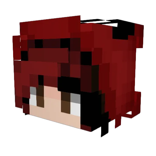 Frags5181 Minecraft avatar head, 3D render