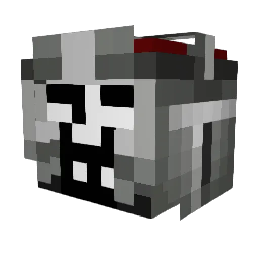 Fraja Minecraft avatar head, 3D render