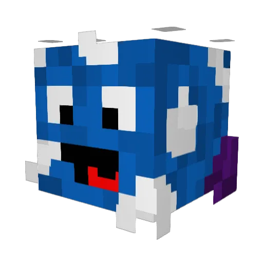 Frallanskalle Minecraft avatar head, 3D render