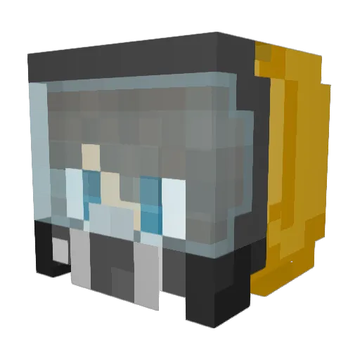 Fraloth_aldore Minecraft avatar head, 3D render