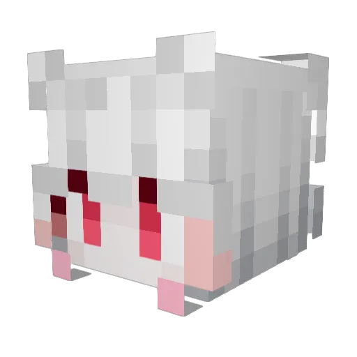 Fralower Minecraft avatar head, 3D render