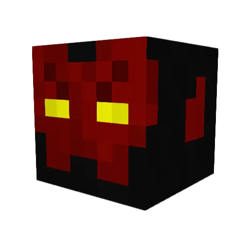 Fram127 Minecraft avatar head, 3D render