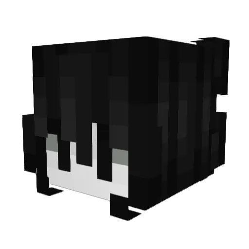 Frambeeze Minecraft avatar head, 3D render