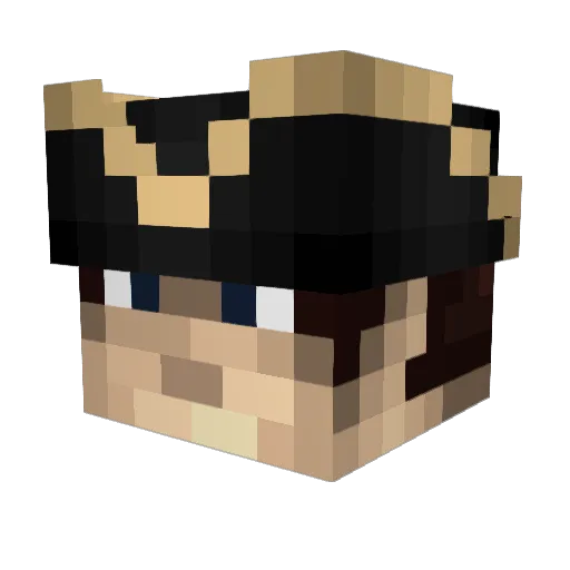 FrameRateKiller Minecraft avatar head, 3D render
