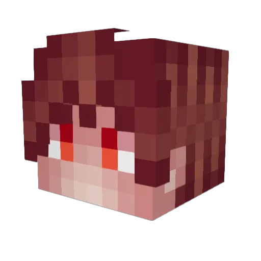 FrameToken Minecraft avatar head, 3D render
