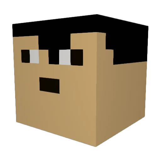 FramedCoyote640 Minecraft avatar head, 3D render
