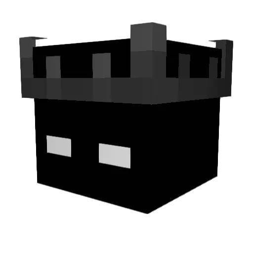 Frames_ Minecraft avatar head, 3D render