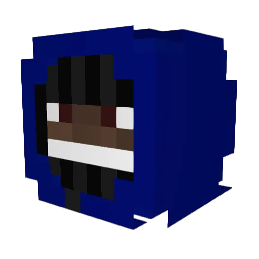 FranC0429 Minecraft avatar head, 3D render