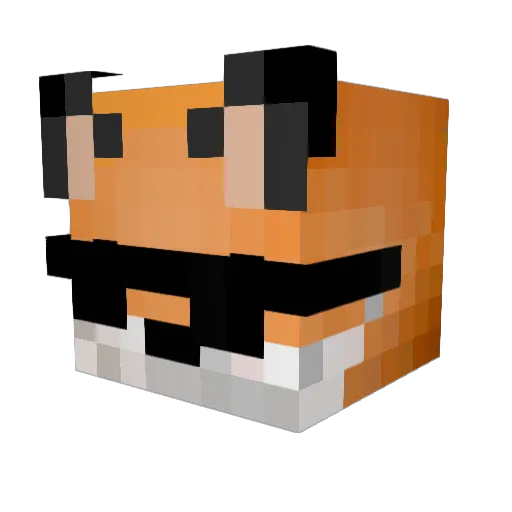 FranDMC2 Minecraft avatar head, 3D render