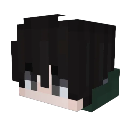 FranDMCS Minecraft avatar head, 3D render
