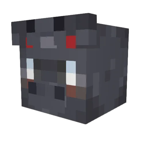 FranDerg Minecraft avatar head, 3D render
