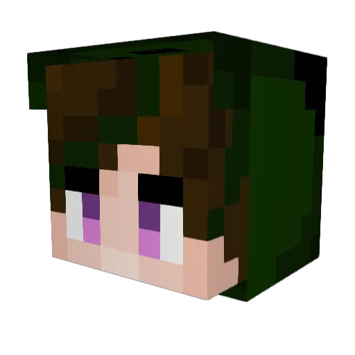 FranGaymer06 Minecraft avatar head, 3D render