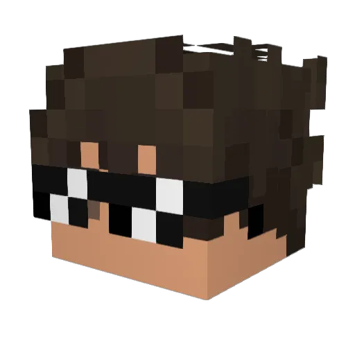 Fran_Frosty088 Minecraft avatar head, 3D render