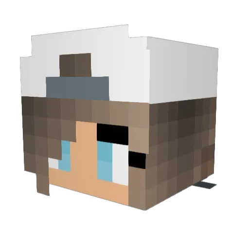 Franalicious07 Minecraft avatar head, 3D render