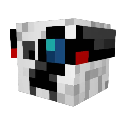Franberry9 Minecraft avatar head, 3D render